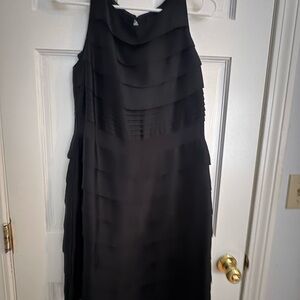 Banana Republic Black Layered Mini Dress